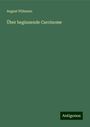 August Pillmann: Über beginnende Carcinome, Buch