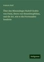 Fridrich Pfaff: Über den Minnesänger Rudolf Grafen von Fenis, Herrn von NeuenbergNidau, und die Art, wie er die Provenzalen benützte, Buch