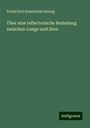 Ewald Karl Konstantin Hering: Über eine reflectorische Bezielmng zwischen Lunge und Herz, Buch