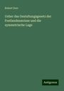 Robert Dorr: Ueber das Gestaltungsgesetz der Festlandsumrisse und die symmetrische Lage, Buch