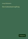 Georg Gildemeister: Über Kohlendunstvergiftung, Buch