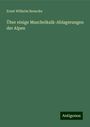 Ernst Wilhelm Benecke: Über einige Muschelkalk-Ablagerungen der Alpen, Buch