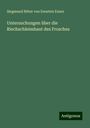 Siegmund Ritter von Ewarten Exner: Untersuchungen über die Riechschleimhaut des Frosches, Buch