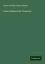 Anton Friedrich Justus Thibaut: Ueber Reinheit der Tonkunst, Buch