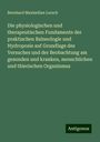 Bernhard Maximilian Lersch: Die physiologischen und therapeutischen Fundamente der praktischen Balneologie und Hydroposie auf Grundlage des Versuches und der Beobachtung am gesunden und kranken, menschlichen und thierischen Organismus, Buch