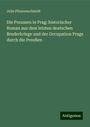 Julie Pfannenschmidt: Die Preussen in Prag: historischer Roman aus dem letzten deutschen Bruderkriege und der Occupation Prags durch die Preußen, Buch