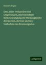 Heinrich Vogler: Ems, seine Heilquellen und Umgebungen, mit besonderer Berücksichtigung der Wirkungsweite der Quellen, der Kur und des Verhaltens des Brunnengastes, Buch