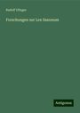 Rudolf Ufinger: Forschungen zur Lex Saxonum, Buch