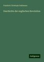 Friedrich Christoph Dahlmann: Geschichte der englischen Revolution, Buch