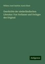 Willem Jozef Andries Jonck Bloet: Geschichte der niederländischen Literatur: Von Verfasser und Verleger des Original, Buch