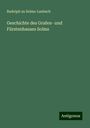 Rudolph Zu Solms-Laubach: Geschichte des Grafen- und Fürstenhauses Solms, Buch