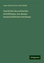 Josef Jireek: Geschichte des serbischen Schriftthums. Aus dessen handschriftlichem Nachlasse, Buch