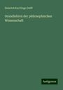 Heinrich Karl Hugo Delff: Grundlehren der philosophischen Wissenschaft, Buch