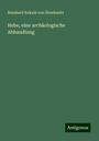 Reinhard Kekulé von Stradonitz: Hebe, eine archäologische Abhandlung, Buch