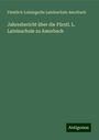 Fürstlich-Leiningsche Lateinschule Amorbach: Jahresbericht über die Fürstl. L. Lateinschule zu Amorbach, Buch