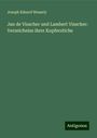 Joseph Eduard Wessely: Jan de Visscher und Lambert Visscher: Verzeichniss ihrer Kupferstiche, Buch