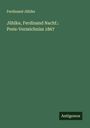 Ferdinand Jühlke: Jühlke, Ferdinand Nachf.: Preis-Verzeichniss 1867, Buch