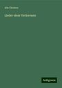 Ada Christen: Lieder einer Verlorenen, Buch