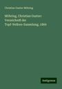 Christian Gustav Möhring: Möhring, Christian Gustav: Verzeichniß der Topf-Nelken-Sammlung, 1869, Buch