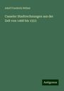 Adolf Friedrich Stölzel: Casseler Stadtrechnungen aus der Zeit von 1468 bis 1553, Buch