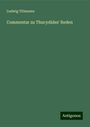 Ludwig Tillmanns: Commentar zu Thucydides' Reden, Buch