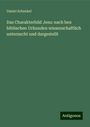 Daniel Schenkel: Das Charakterbild Jesu: nach ben biblischen Urkunden wissenschaftlich untersucht und dargestellt, Buch