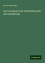 Martin Haertinger: Das Grundgesetz der Stimmbildung für den Kunstgesang, Buch