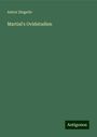 Anton Zingerle: Martial's Ovidstudien, Buch