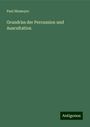 Paul Niemeyer: Grundriss der Percussion und Auscultation, Buch