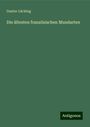 Gustav Lücking: Die ältesten französischen Mundarten, Buch