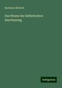 Hermann Siebeck: Das Wesen der ästhetischen Anschauung, Buch