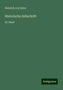 Heinrich Von Sybel: Historische Zeitschrift, Buch