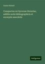 Gustav Bickell: Conspectus rei Syrorum literariae, additis notis bibliographicis et excerptis anecdotis, Buch