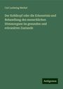 Carl Ludwing Merkel: Der Kehlkopf oder die Erkenntnis und Behandlung des menschlichen Stimmorgans im gesunden und erkrankten Zustande, Buch