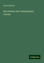 Konrad Martin: Die Arbeiten des Vatikanischen Concils, Buch