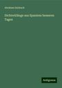 Abraham Sulzbach: Dichterklänge aus Spaniens besseren Tagen, Buch