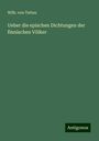 Wilh. von Tettau: Ueber die epischen Dichtungen der finnischen Völker, Buch