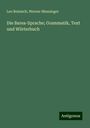 Leo Reinisch: Die Barea-Sprache; Grammatik, Text und Wörterbuch, Buch