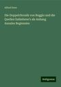 Alfred Dove: Die Doppelchronik von Reggio und die Quellen Salimbene's als Anhang Annales Regiensies, Buch