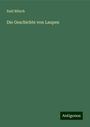 Emil Blösch: Die Geschichte von Laupen, Buch