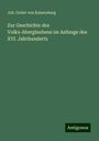 Joh. Geiler von Kaisersberg: Zur Geschichte des Volks-Aberglaubens im Anfange des XVI. Jahrhunderts, Buch