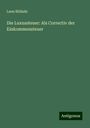 Leon Bili¿ski: Die Luxussteuer: Als Correctiv der Einkommensteuer, Buch