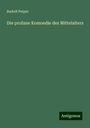 Rudolf Peiper: Die profane Komoedie des Mittelalters, Buch