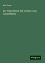 Paul Hasse: Die Reimchronik des Eberhard von Gandersheim, Buch