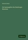 Heinrich Bolau: Die Spatangiden des Hamburger Museums, Buch