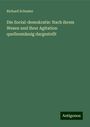 Richard Schuster: Die Social-demokratie: Nach ihrem Wesen und ihrer Agitation quellenmässig dargestellt, Buch