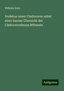 Wilhelm Kurz: Dodekas neuer Cladoceren nebst einer kurzen Übersicht der Cladocerenfauna Böhmens, Buch