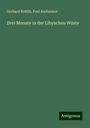 Gerhard Rohlfs: Drei Monate in der Libyschen Wüste, Buch