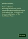 Mathias G. Ratkowsky: Die zur Reform der Wohnungs-Zustände in grossen Städten nothwendigen Massregeln der Gesetzgebung und Verwaltung; mit besonderer Rücksicht auf die Verhältnisse Wiens, Buch