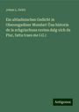 Johan L. Gritti: Ein altladinisches Gedicht in Oberengadiner Mundart Üna historia de la schgrischusa ruvina dalg vich da Plur, fatta traes me I.G.), Buch